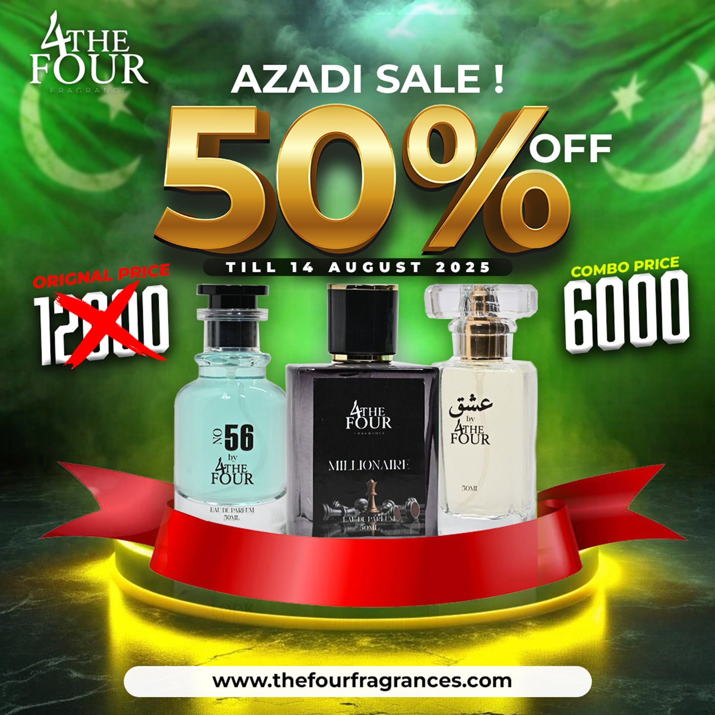 3x Perfume Bundle (Azaadi Sale Flat 50% OFF)